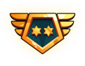 Major IV badge
