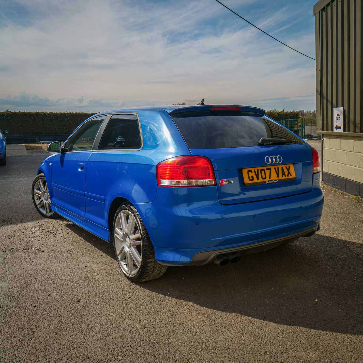 The rear of an Audi S3
