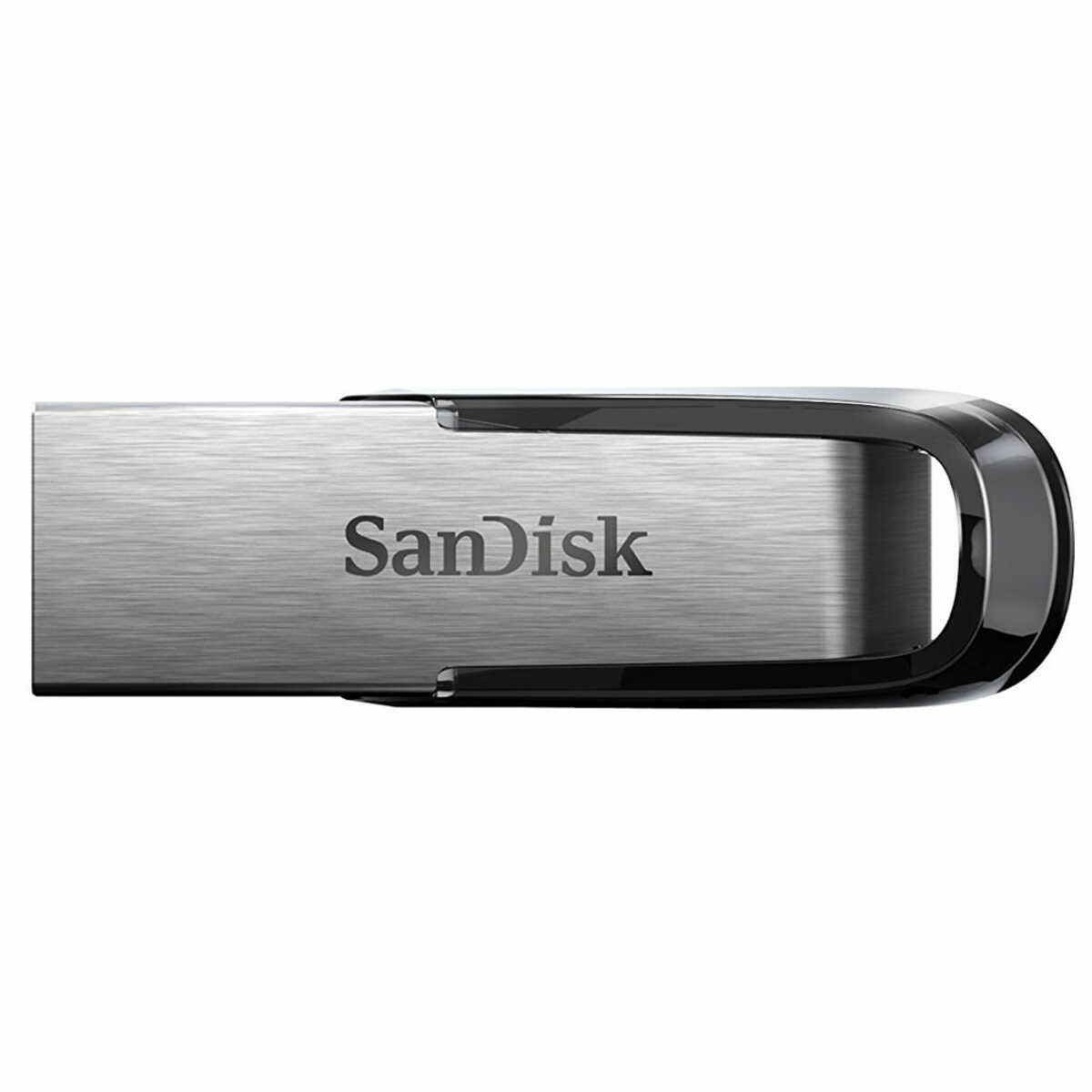 SANDISK Ultra Flair USB 3.0 Memory Stick – 128GB, Silver.